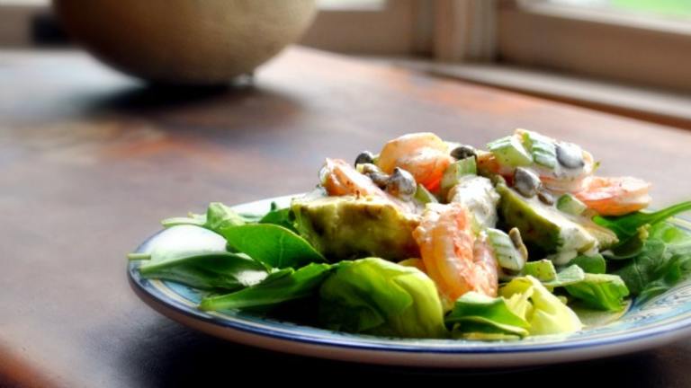 Shrimp Salad-Stuffed Avocados Recipe Created by Andi Longmeadow Farm