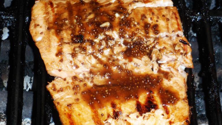 Easy Balsamic-Honey-Mustard Glazed Salmon Recipe - Food.com