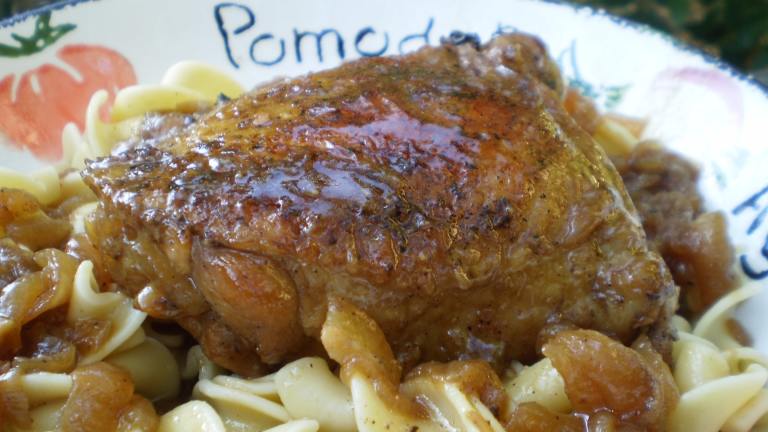 Beer- and Onion-Braised Chicken Carbonnade Created by breezermom