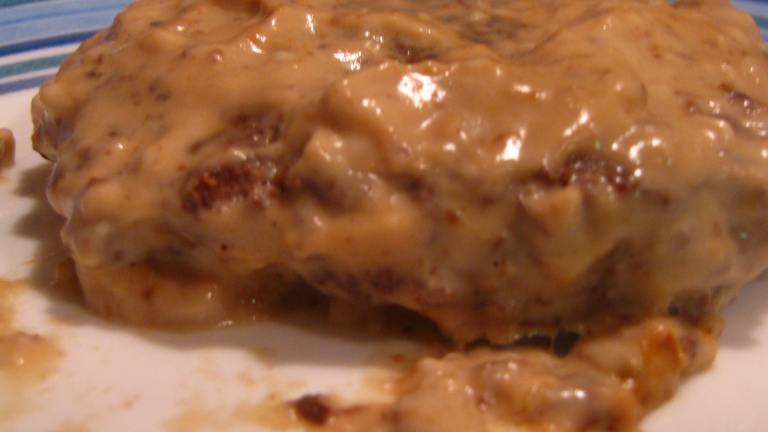 Hamburger Patties Smothered in Gravy Created by kellychris