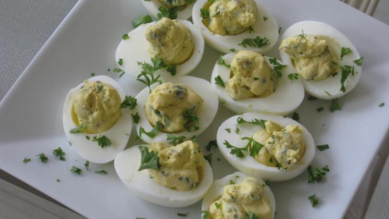 Lemon Caper Stuffed Eggs created by FrenchBunny