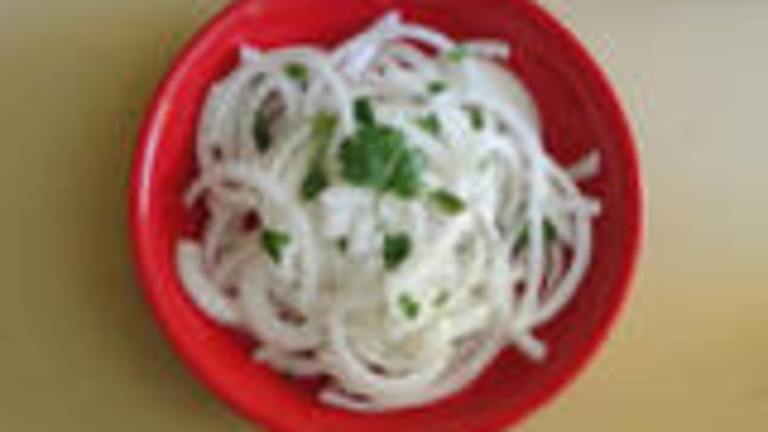 Onion Salad - Indian Inspired Created by Debbwl
