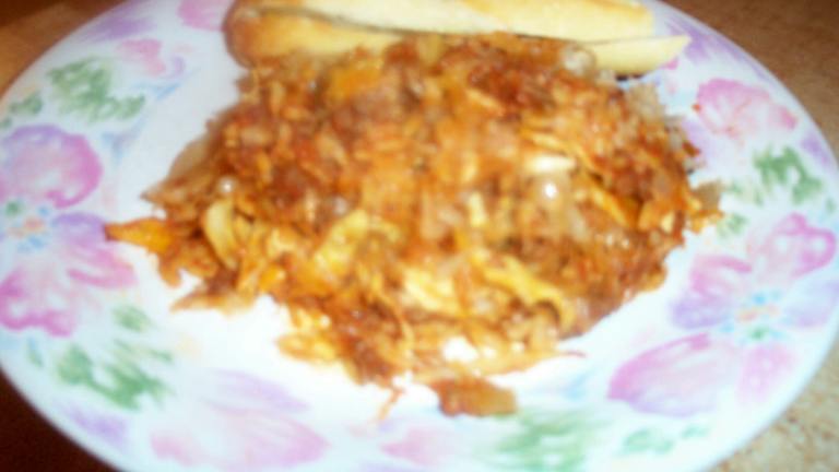 Layered Cabbage Roll Casserole created by Baby Kato