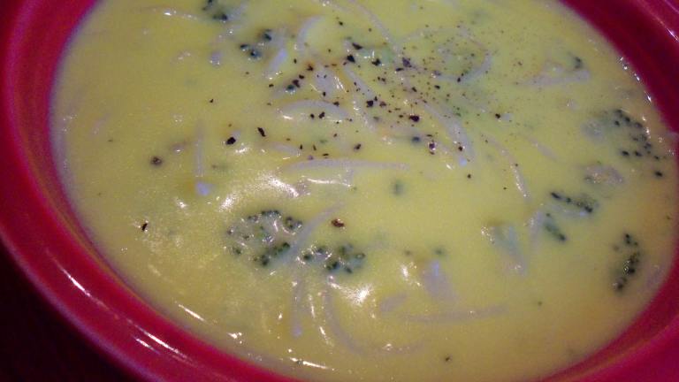 Sandy's Broccoli Cheese Noodle Soup created by Parsley