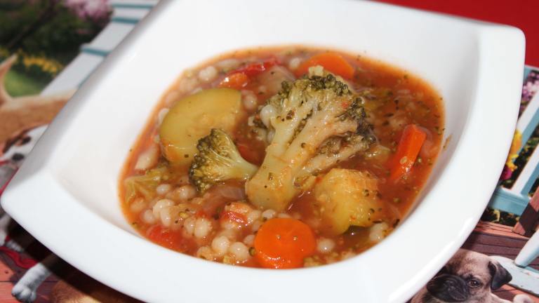 Crock Pot Vegetable Barley Soup Created by Boomette