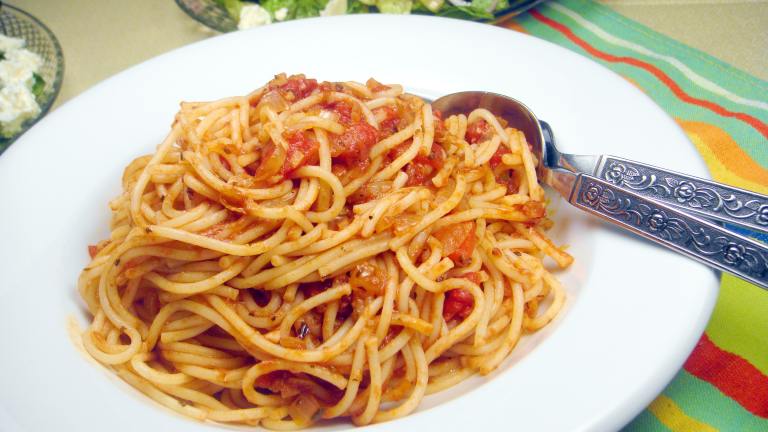 Tomato and Balsamic Pasta Created by Lori Mama