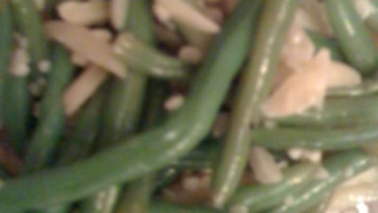 Garlic Haricots Verts Almondine Created by Jenny BIL
