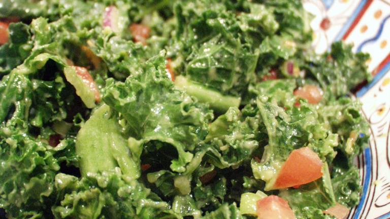 Kale Salad With Avocado for Two Created by FLKeysJen