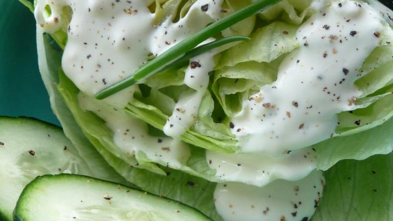 Lettuce Wedge  With Ranch Dressing Created by COOKGIRl