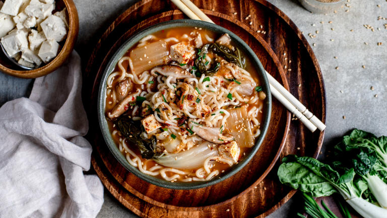 Grandma's Rainy Day Kimchi Noodle Soup Created by A Marsteller