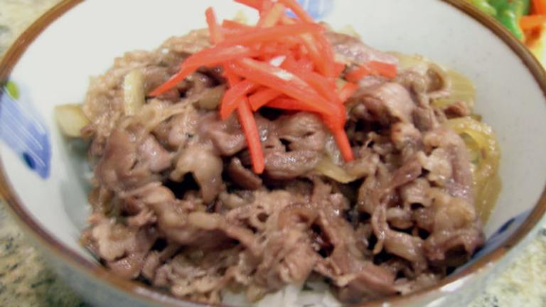 Beef Donburi California Style - Beef Rice Bowl created by Rinshinomori