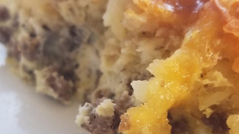Emeril's Tater Tots 'n Cheese Bake Created by Natalie B.