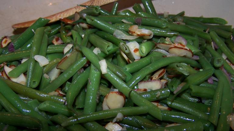 Green Beans With Pepitas (Raw Pumpkin Seeds) Created by Rita1652