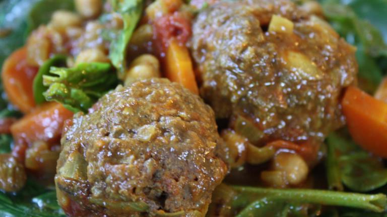 Moroccan Meatball Stew Created by Leggy Peggy