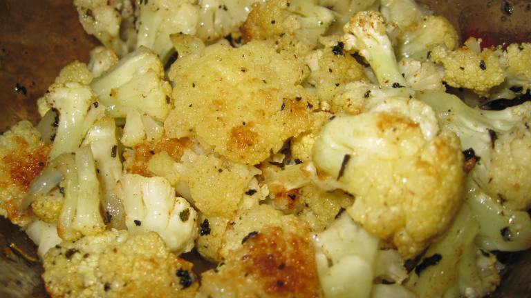 Roasted Cauliflower With Lemon Brown Butter Created by threeovens