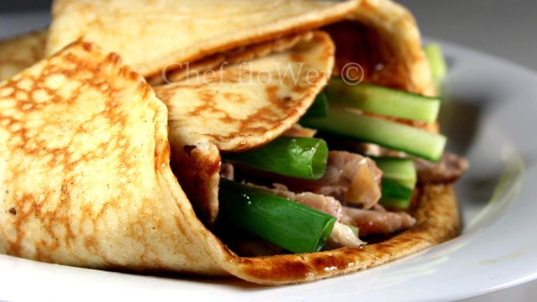 Hoisin Chicken Crepes created by Chef floWer