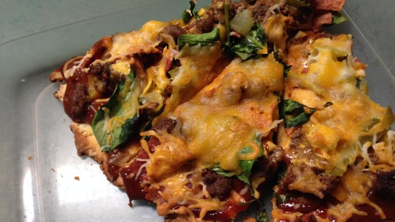 Cheeseburger Pizza Created by Just Lyndy