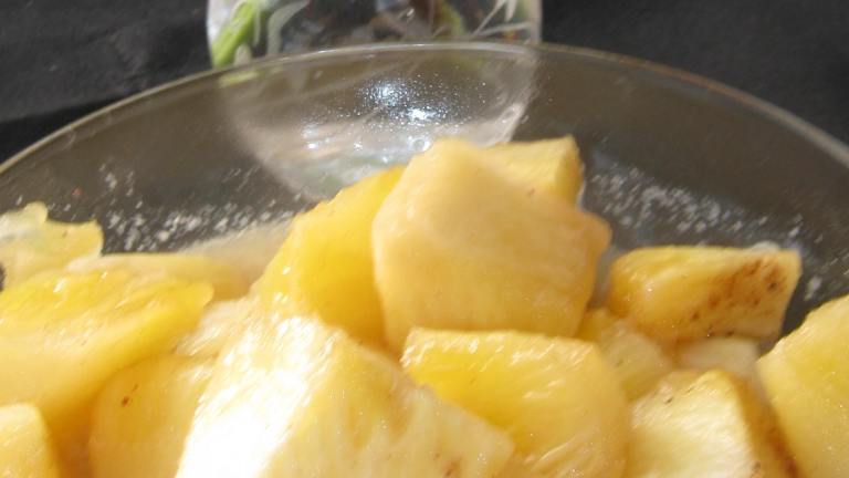 Creamy Coconut and Rum Baked Pineapple Created by mary winecoff