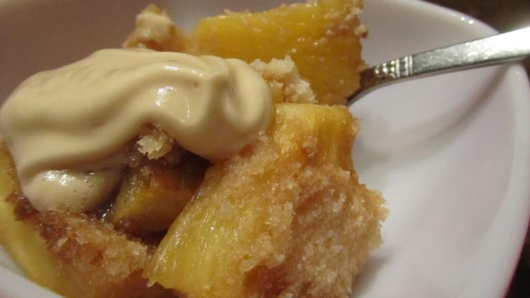 Creamy Coconut and Rum Baked Pineapple created by Rita1652