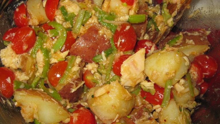 Tuna and Potato Salad a La Espanola created by threeovens