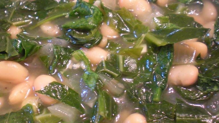Yummy Beans N' Greens in a Bowl (Kale Soup) created by Mamas Kitchen Hope