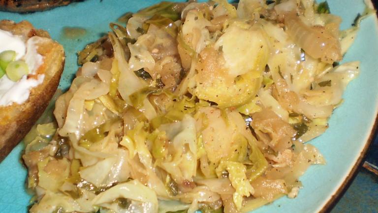 Abc's  Sauteed Apple, Brussels Sprouts and  Cabbage created by breezermom