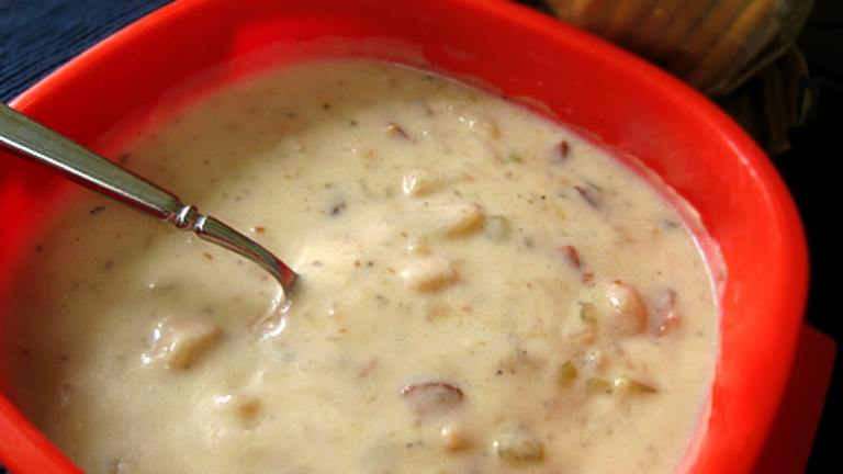 Waste Not, Want Not Creamy Cauliflower-Ham Soup Created by Caroline Cooks