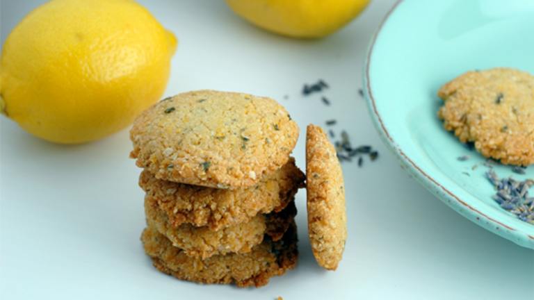 Lemon Lavender Cookies Created by Elanas Pantry