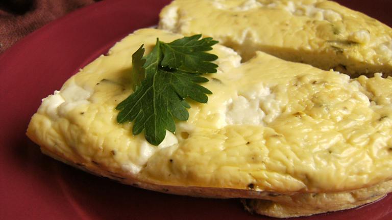 Savory Two-Herb Quiche (Weight Watchers) created by Lalaloula