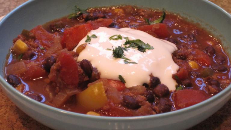Black Bean Confetti Chili (Vegetarian) created by magpie diner
