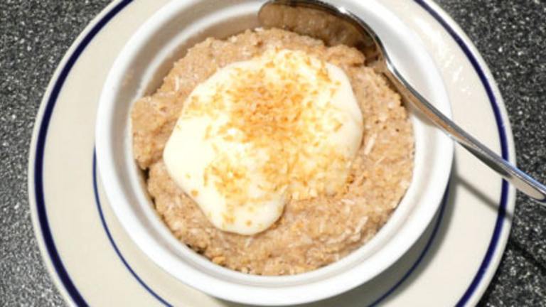 Coconut Couscous Pudding created by Outta Here