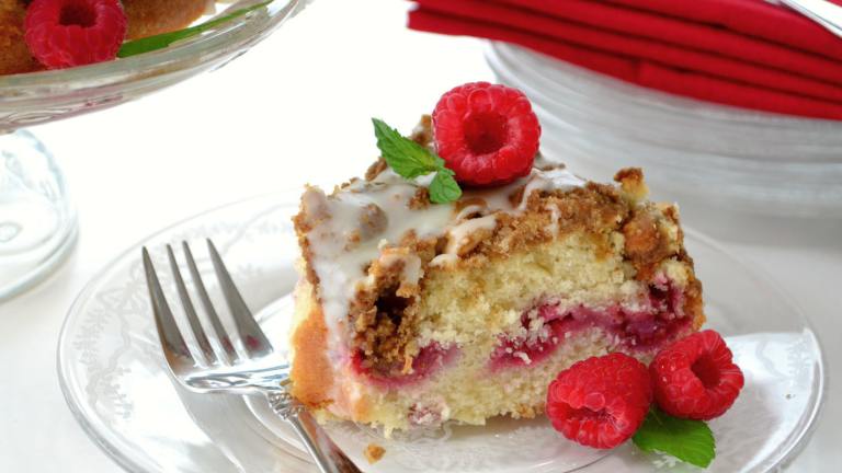 Raspberry Streusel Coffee Cake created by Marg CaymanDesigns
