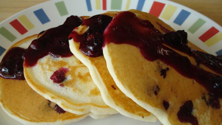 Blueberry Pancakes Created by Starrynews
