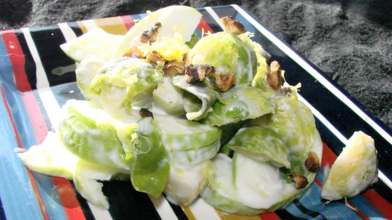 Brussels Sprouts & Apple Salad created by Boomette