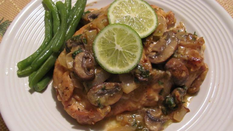 Key Lime-Blue Cheese Chicken Created by Chef Goosebean 6998