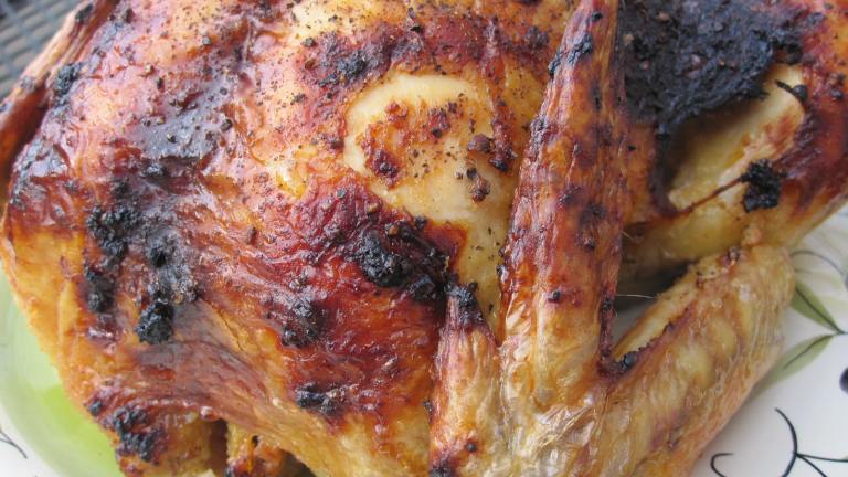 Roast Chicken With Black Pepper Glaze Created by mary winecoff