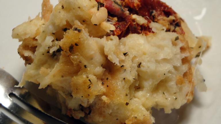 Garlic and Herb Bread Pudding Created by Debbwl