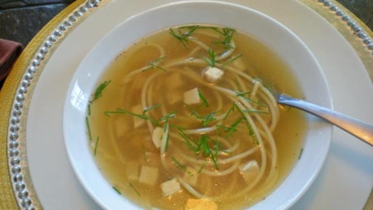 Lemon Chicken Noodle Soup Created by gemini08