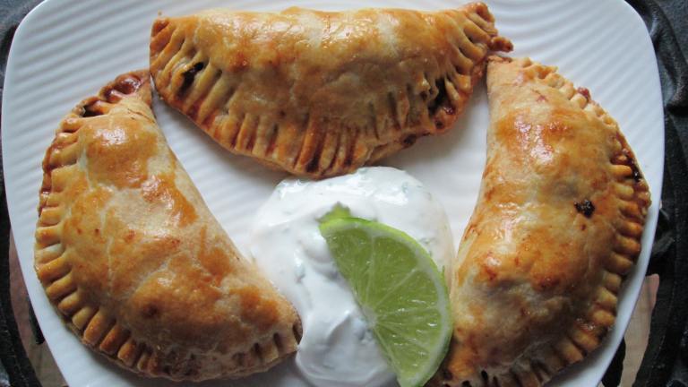 Spiced Beef Empanadas With Lime Sour Cream Created by DailyInspiration
