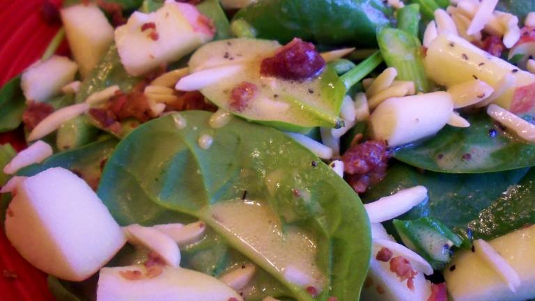 Bacon, Apple, and Spinach Salad Created by Parsley
