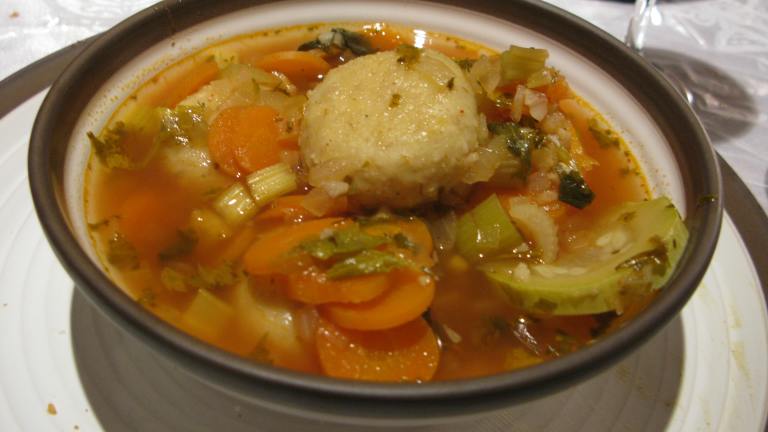 Red Kubbeh Soup created by Abba Gimel