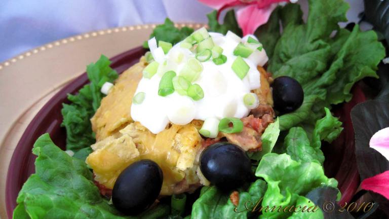 Vegetarian Mexican Casserole - Plus Low Cal and Low Fat! created by Annacia