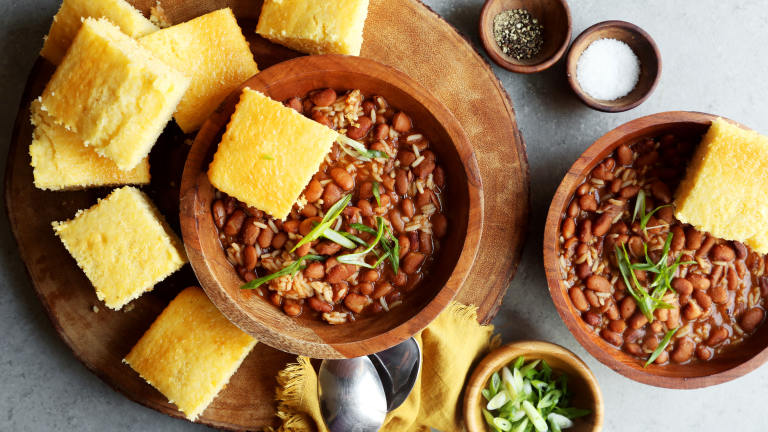 Pinto Beans and Rice in a Crock Pot (Or on Stove Top) created by Jonathan Melendez 