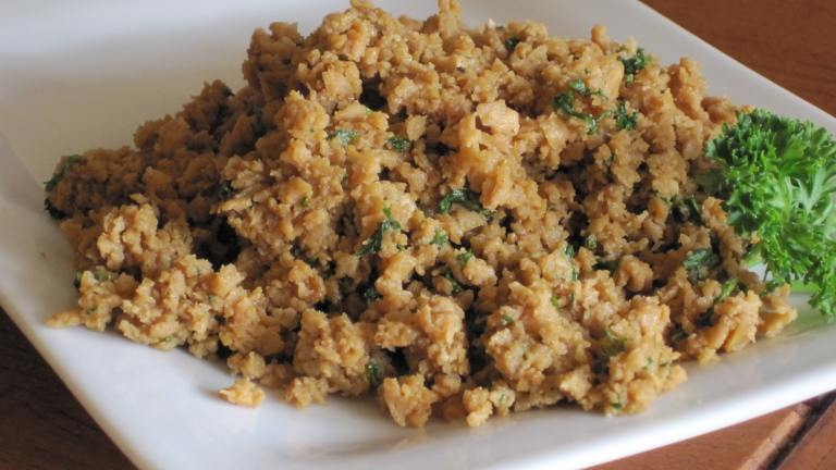 T. V. P. Sausage Crumbles (Vegetarian/Vegan/Gluten-Free) created by magpie diner