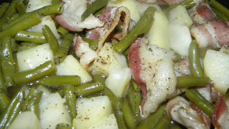 Southern Green Beans and Potatoes Created by LizDaCook