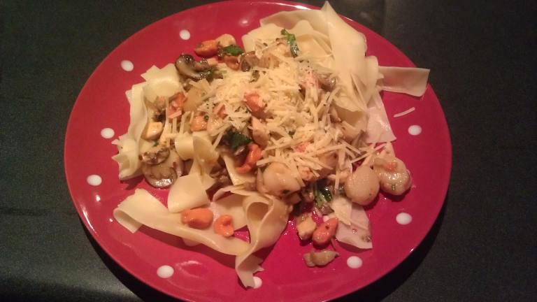 Pappardelle With Scallops -  Guy Fieri Created by Satyne