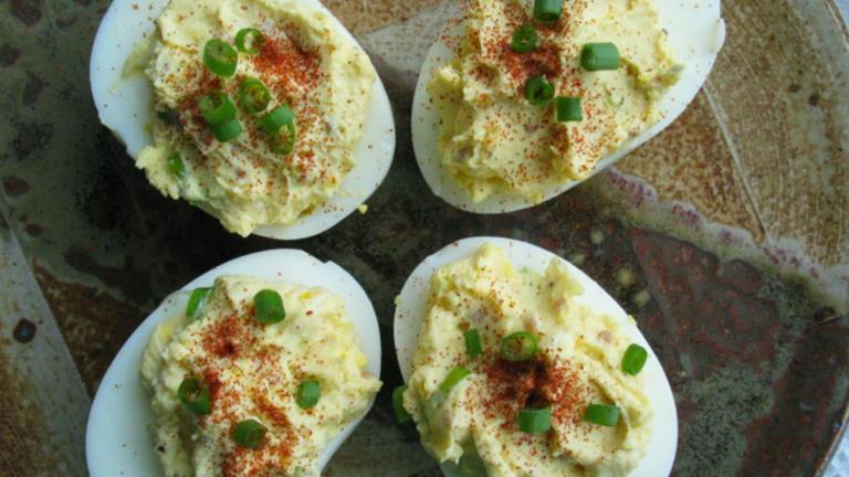Yummy Zested Deviled Eggs Created by flower7