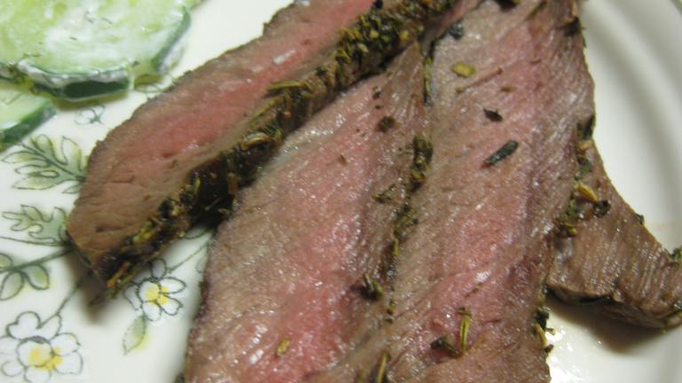 Flank Steak With Herbes De Provence Created by Charlotte J