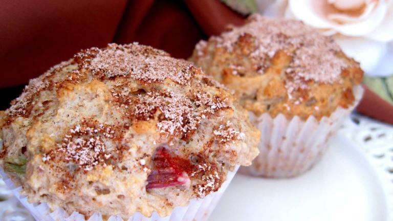 Rhubarb Muffins Created by Annacia