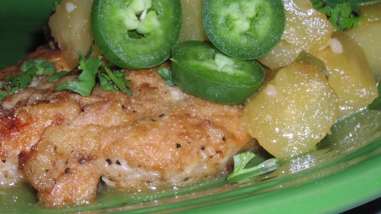Sauteed Chicken Breasts With Pineapple and Jalapeno Chilies Created by teresas